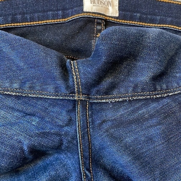 Sz32 Hudson Krista Super Skinny Ankle Denim in a dark wash BGLO colour VGUC - Picture 14 of 14